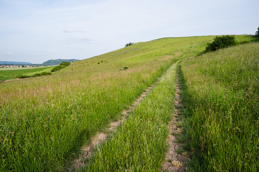 Rural landscape of countryside of south sardinia