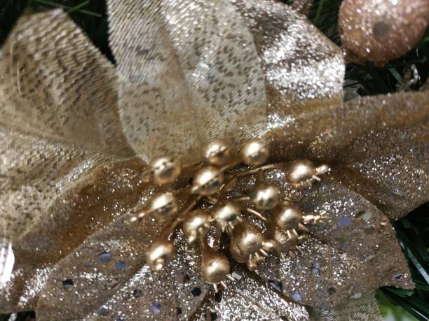 istock Artificial composition for Christmas holidays. Christmas decor homemade. 1645975969