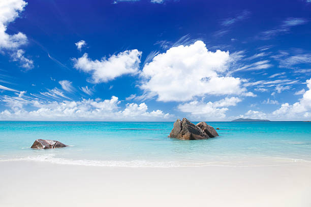 istock Praslin island, Seychelles, Anse Lazio. 164600791