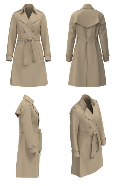 istock Biege woman autumn coat 1646021110