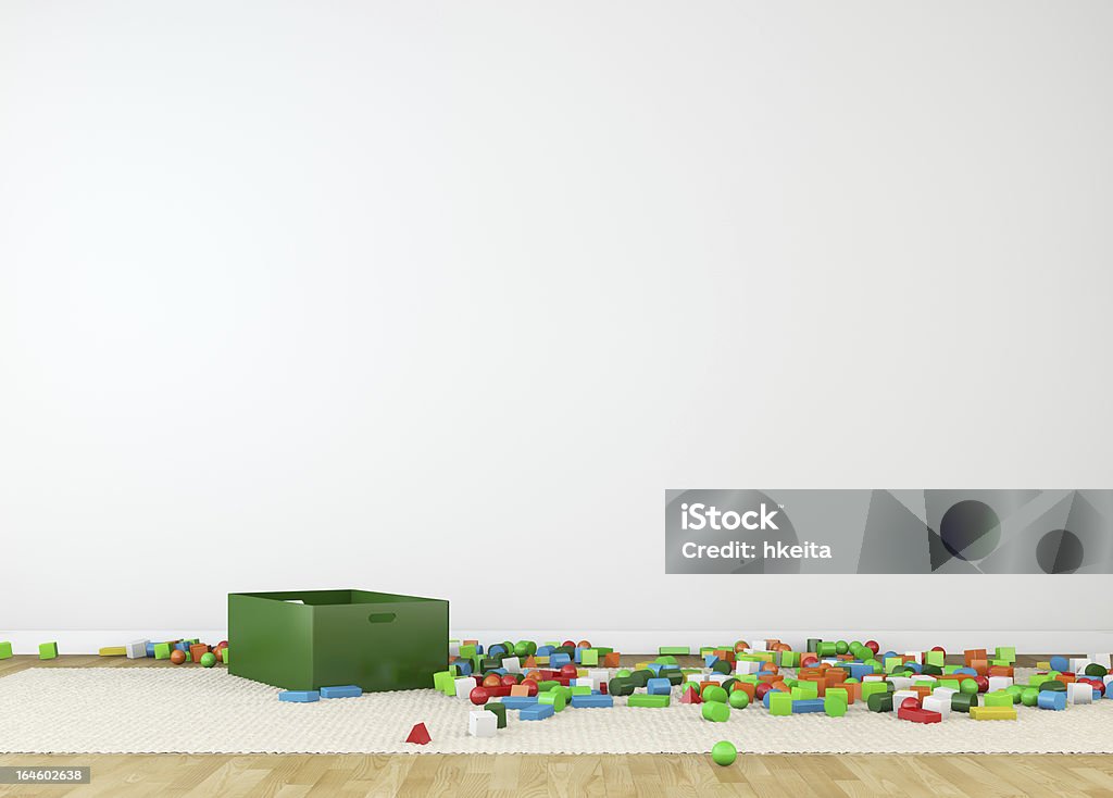 playroom Blue Stock Photo