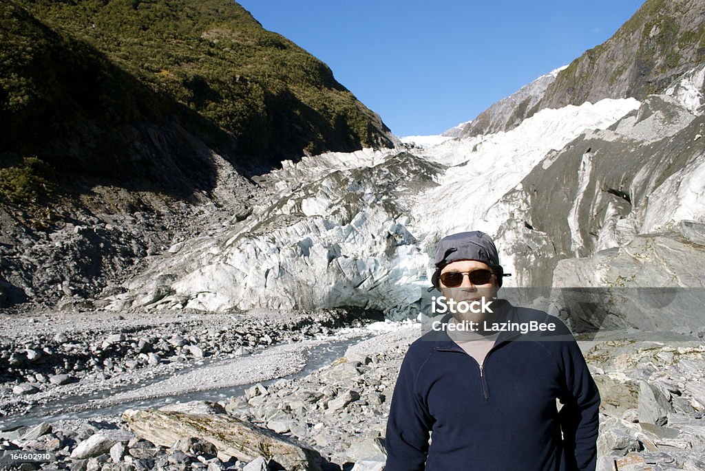 男性、フランツ・ヨーゼフ 1 世氷河、ウェストランド国立公園,New Zealand - 1人のロイヤリティフリーストックフォト