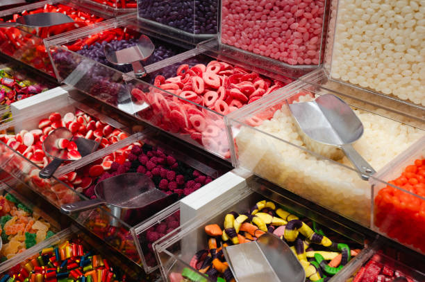 istock Colorful candies in a candy shop 1646032761