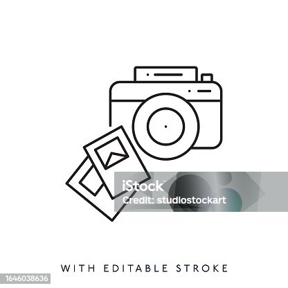 istock Camera line icon.Editable Stroke 1646038636