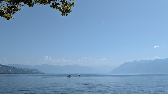 View of Lake Geneva from Ouchy
