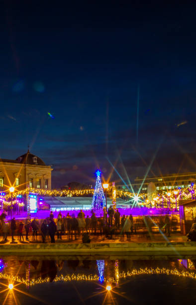 istock Christmas' Street Lights Decorations in Madrid Downtown, Spain 1646045650