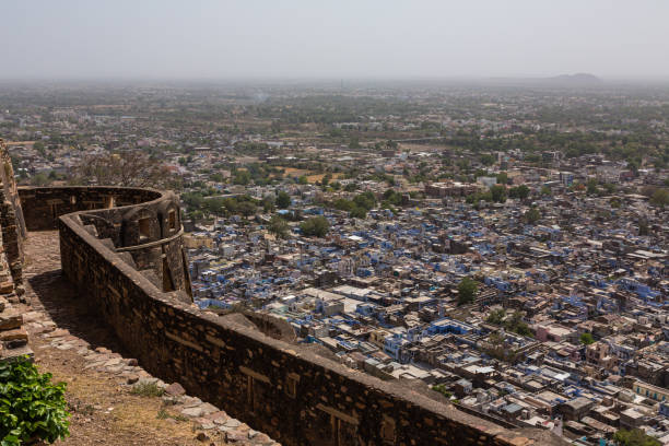 istock The cityscape seen from Chittorgarh Fort in Rajasthan, India 1646070821