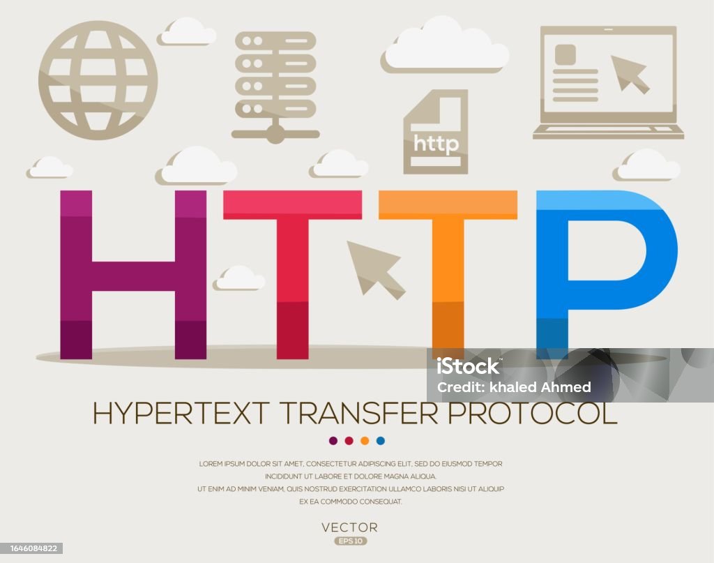 Http Hypertext Transfer Protocol Stock Illustration - Download Image ...