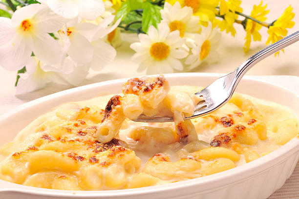 Macaroni gratin Macaroni gratin pasta casserole stock pictures, royalty-free photos & images