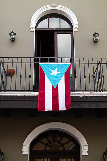 istock Flag on a Puerto Rican Home 164611207