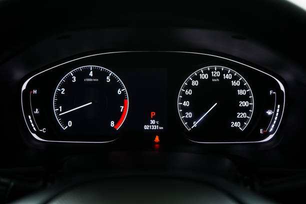 istock car​ instrument panel, car​ speed motor of​ night, car​ dashboard​ modern​ automobile control​illuminated panel​ speed display. 1646130515