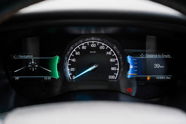 istock car​ instrument panel, car​ speed motor of​ night, car​ dashboard​ modern​ automobile control​illuminated panel​ speed display. 1646130524