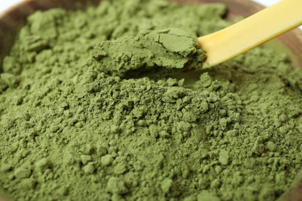 istock Concept of japanese tea with matcha, close up 1646134281