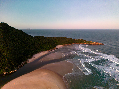 Guarda do Embaú beach in the state of Santa Catarina on the south coast of Brazil