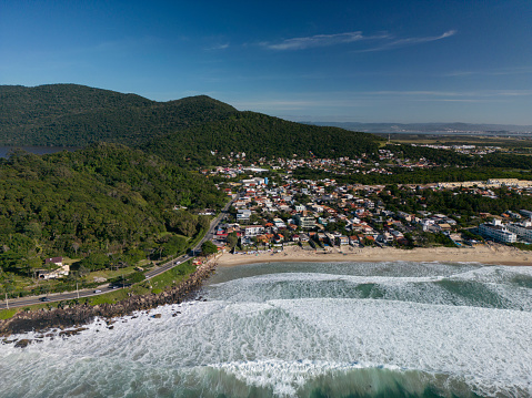 Morro das Pedras Beach on the island of Santa Catarina in south of Brazil