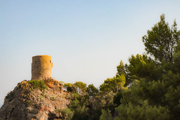 tower on cliff in the tramuntana