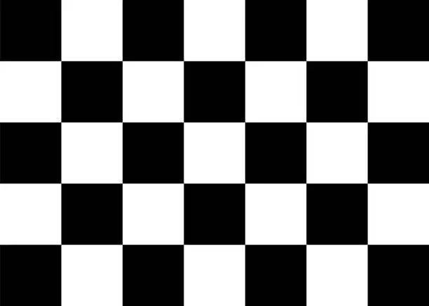 Vector illustration of Checkered flag, race flag pattern, background, wallpaper. Racing, finish flag.