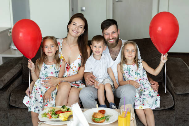 istock Family breakfast in the hotel. 1646270887