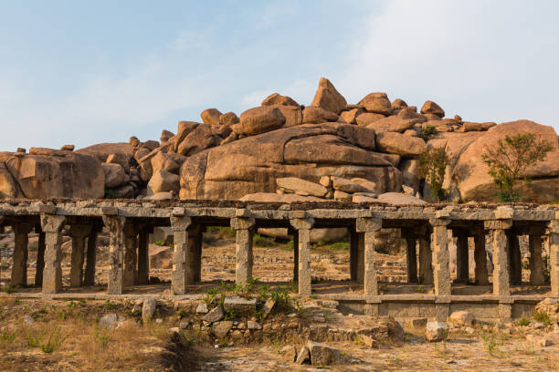 istock The bazaar in front of Krishna Temple in Hampi, India 1646277188