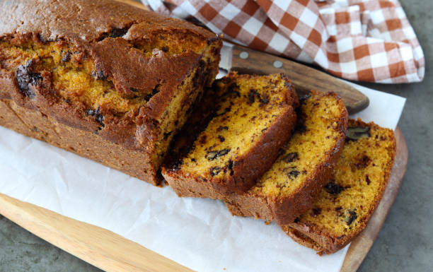 istock Pumpkin cake with chocolate and walnut 1646285006