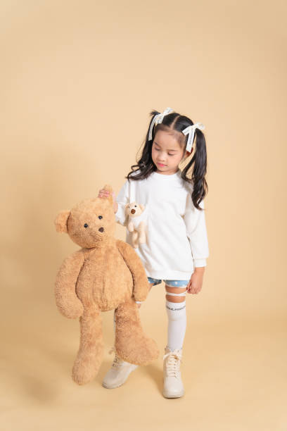 A teddy bear is a best friend of every girl