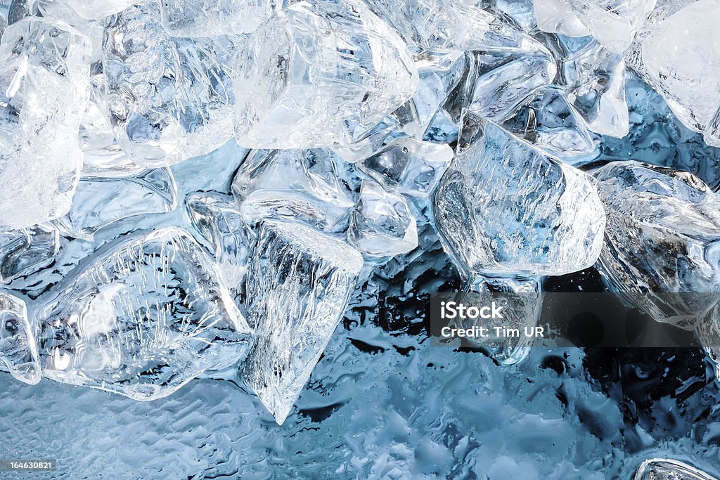 Blue ice background Abstract Stock Photo