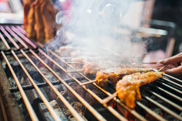istock Roasted chicken wings，family gathering barbecue 1646309079