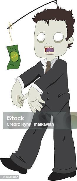 Zombie Businessman Stock Illustration - Download Image Now - Business, Businessman, Currency