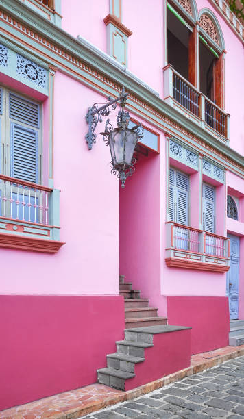 istock Street view of a colorful facade, architecture background. 1646329164
