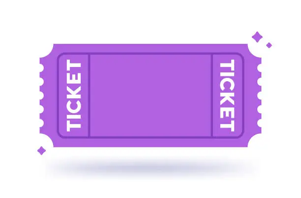 Vector illustration of Ticket Admission Entry Event Design