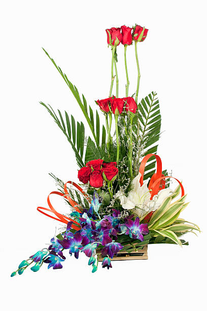 istock Bouquet of red rose flowers 164637425
