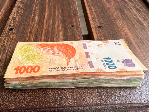 Argentinian thousand and five hundred pesos