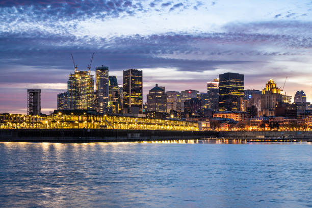 istock Montreal Canada city skyline at sunset 1646394322