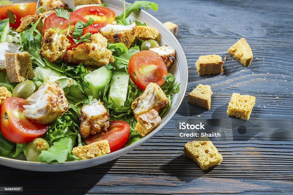 Salade saine fait de légumes frais - Photo de Aliment libre de droits