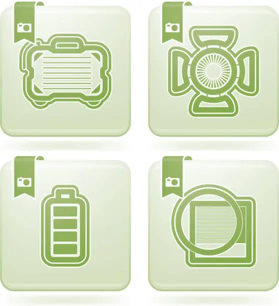 Vector illustration of Photography Icons Set