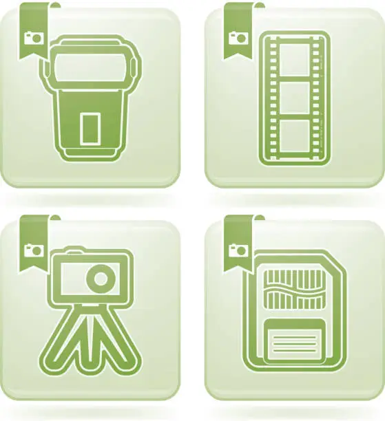 Vector illustration of Photography Icons Set