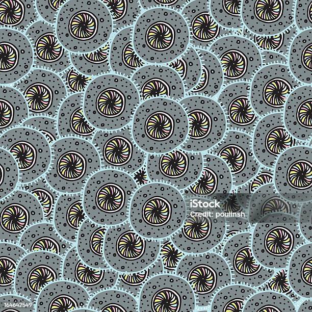 Geometry Seashell Pattern Seamless Geometric Pattern Sea Shells And Animals Stock Illustration ...