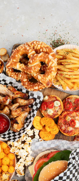 istock Fast food and unhealthy eating concept. 1646464928