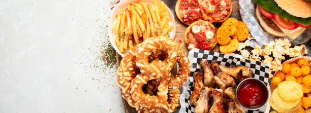 istock Fast food and unhealthy eating concept. 1646464930