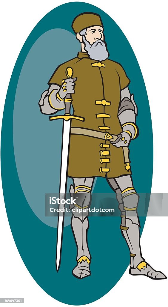 Swordsman - arte vectorial de Adulto libre de derechos