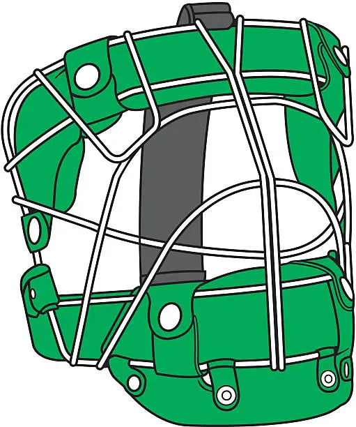 Vector illustration of Hockey Mask