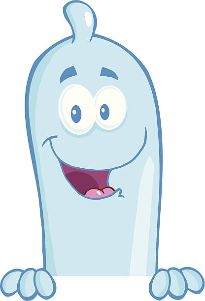ilustraciones, imágenes clip art, dibujos animados e iconos de stock de látex condón durante una señal - condom sex orgasm cartoon