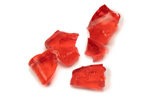istock Sweet fruit jelly dessert isolated on a white background. 1646491830