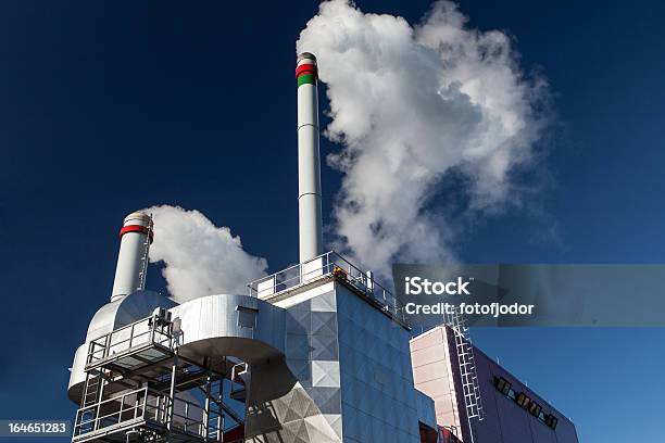 Foto de Energia Alternativa e mais fotos de stock de Caldeira - Equipamento industrial - Caldeira - Equipamento industrial, Biomassa - Energia renovável, Cogeneration