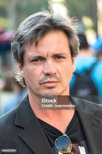 Serious Mid Adult Man Stock Photo - Download Image Now - 30-34 Years, 30-39 Years, 35-39 Years