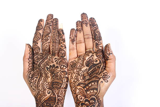 mehandi - henna tattoo - fotografias e filmes do acervo