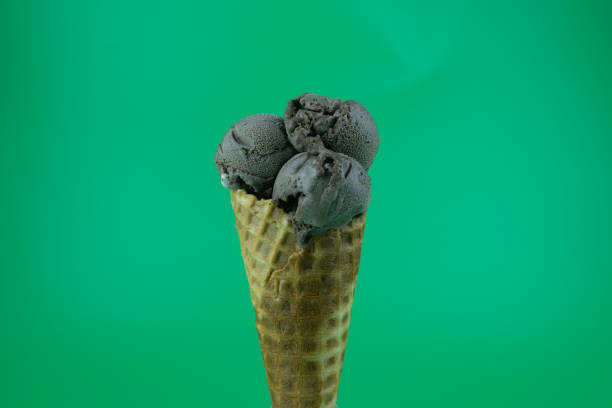 istock chocolate cone ice cream Melt  in hot summer 1646536662