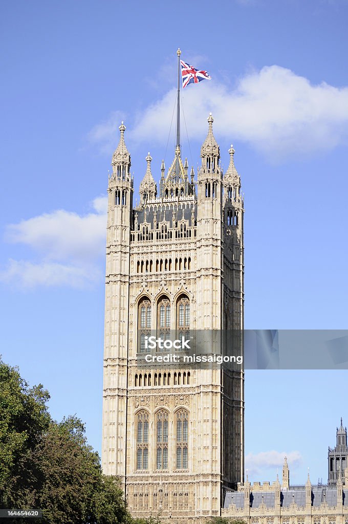 Victoria tower, las casas del parlamento en Londres - Foto de stock de Aire libre libre de derechos
