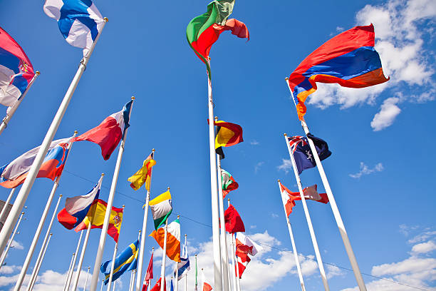 istock National flags of different country 164654989
