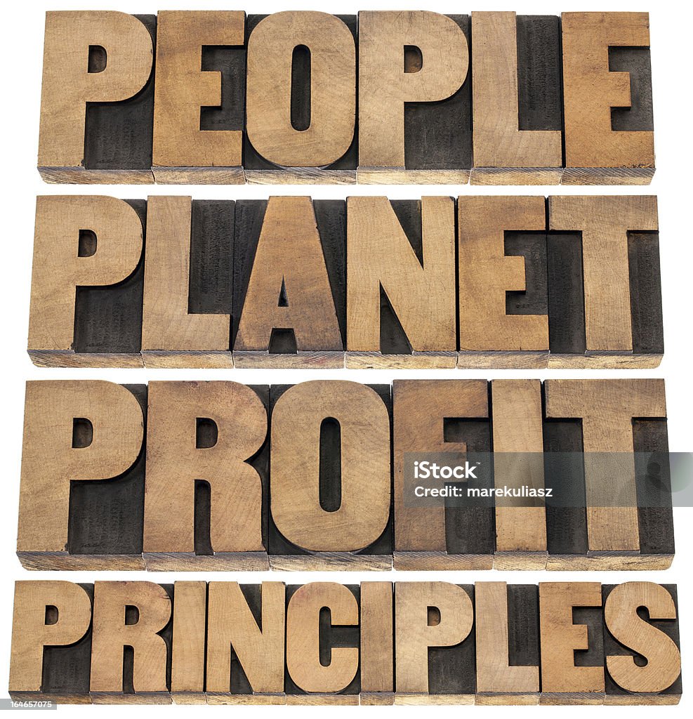 Pessoas e o planeta, lucro, princípios - Foto de stock de Fazer dinheiro royalty-free
